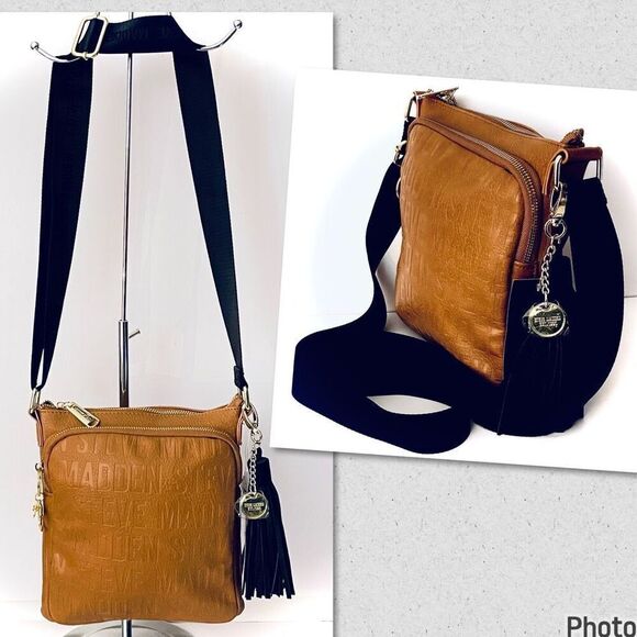NWT Steve Madden Bglamm Crossbody Tan Bag New - Picture 1 of 12